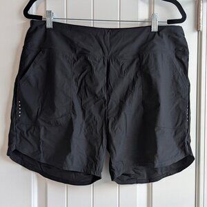 BVVU Women's 5 inch Swim Board Shorts Pockets UPF 50+ EUC Nylon/Spandex